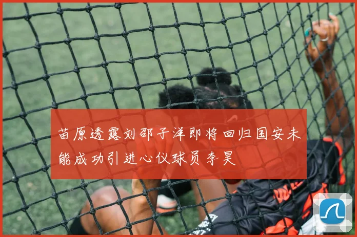 苗原透露刘邵子洋即将回归国安未能成功引进心仪球员李昊